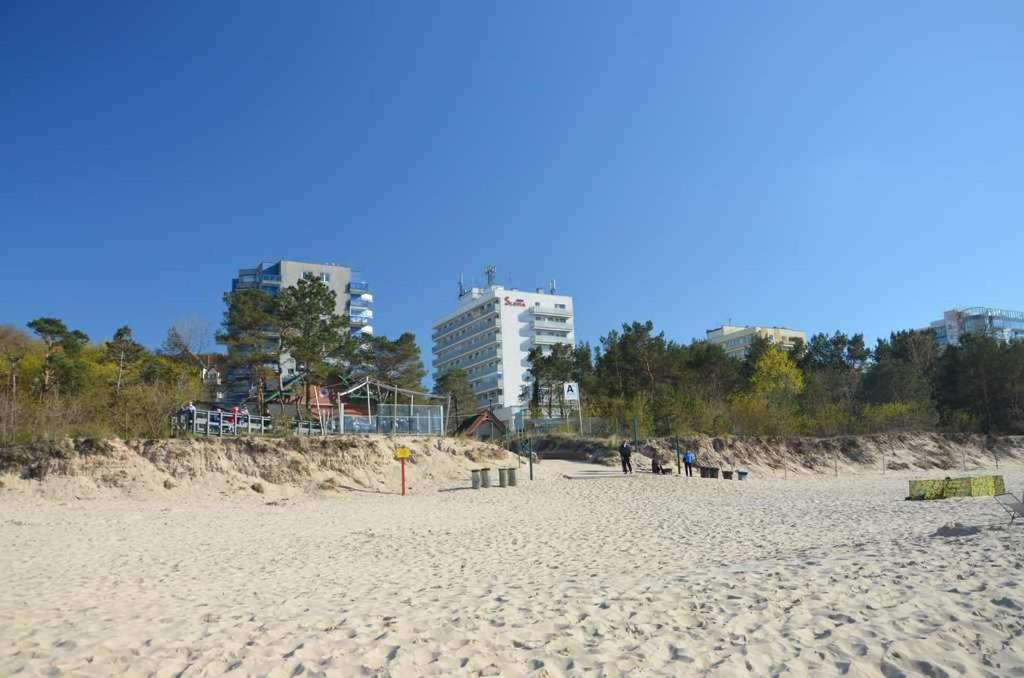 Apartament Z Panoramicznym Widokiem Na Morze Blisko Plazy I Centrum Pl Eng De ミエンジズドロイェ エクステリア 写真